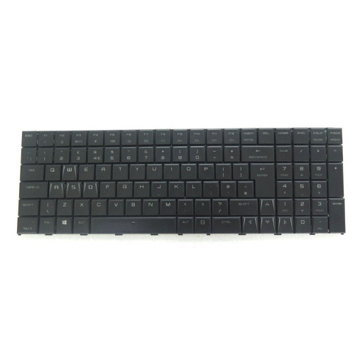 Laptop Keyboard For Pcspecialist Vyper II 15.6 United Kingdom UK Black With Backlit