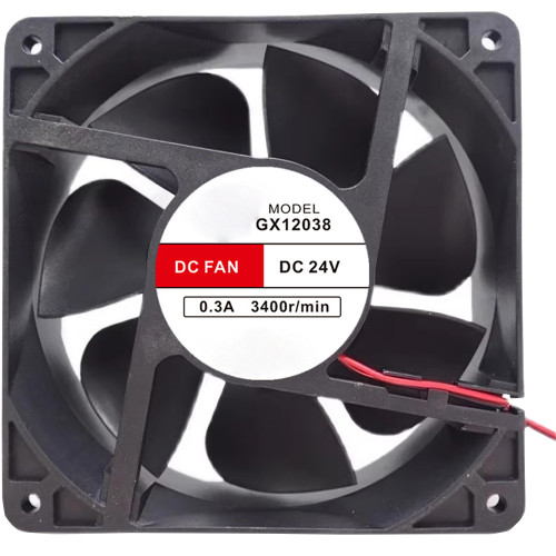 Cooling Fan For MEIXING GX12038 DC24V 0.3A 3400r/min 12CM New