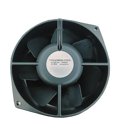 Cooling Fan For Royal Fan UFM655D-TP AC200V 50/60Hz 41/36W 2-Wire New