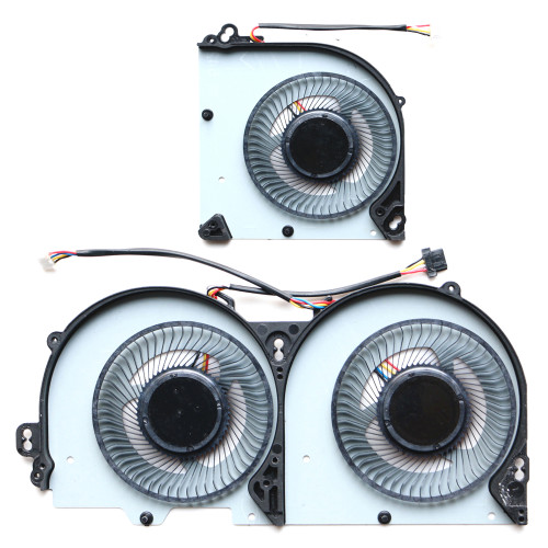Laptop CPU GPU Fan For PCSpecialist Defiance V RTX 17 17.3 P970EF DC5V 4PIN A Pair