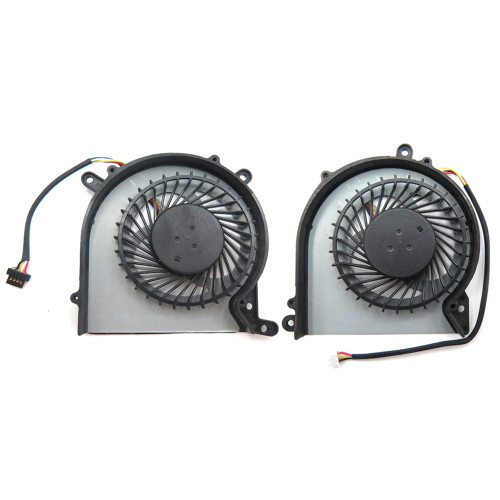 Laptop CPU GPU Fan For PCSpecialist Defiance IV 17 17.3 PA71HP6 DC5V 4PIN A Pair