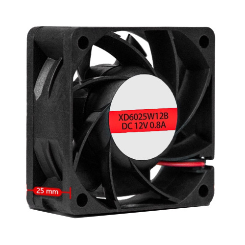 Cooling Fan For XINRUIFENG XD6025W12B DC12V 0.8A New