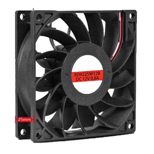 Cooling Fan For XINRUIFENG XD9225W12B DC12V 0.8A New