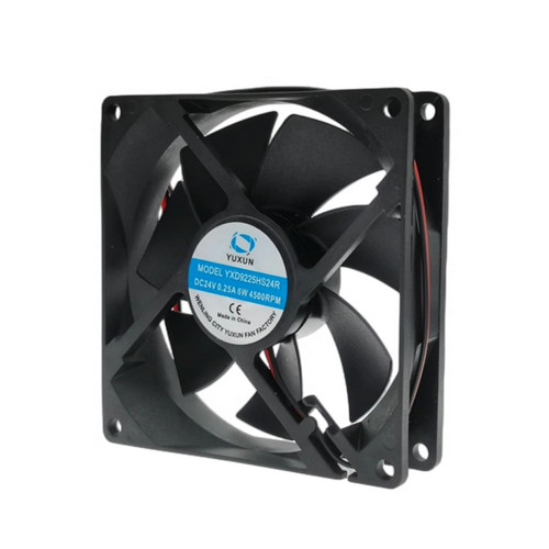 Cooling Fan YXD9225HS24R DC24V 0.25A 6W 4500RPM 2Lines 9CM