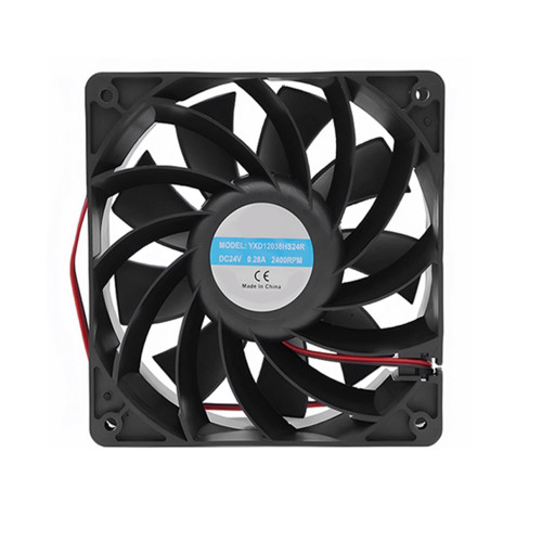 Cooling Fan YXD12038HS24R DC24V 0.28A 2400RPM 2Lines