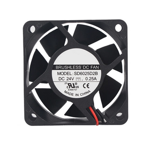Cooling Fan SD6025D2B DC24V 0.25A 2Lines 60*60*25mm