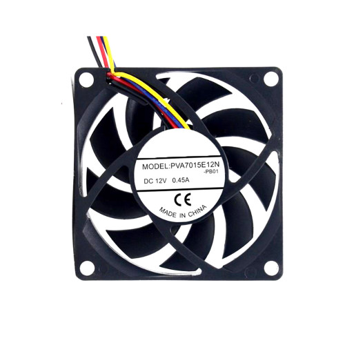Cooling Fan PVA7015E12N-PB01 DC12V 0.45A 7CM 4PIN New
