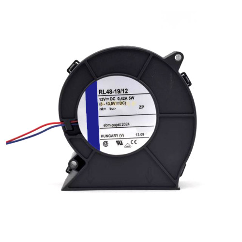 Cooling Fan For Ebmpapst RL48-19/12 DC12V 0.42A 5W 2Lines 0PIN New