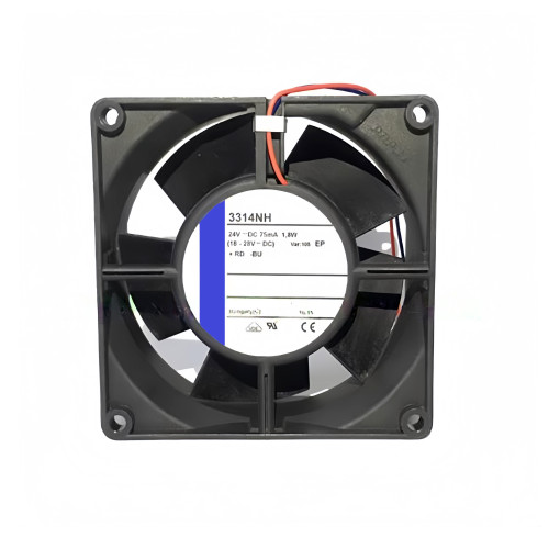 Cooling Fan For Ebmpapst 3314NH DC24V 75mA 1.8W 9CM New