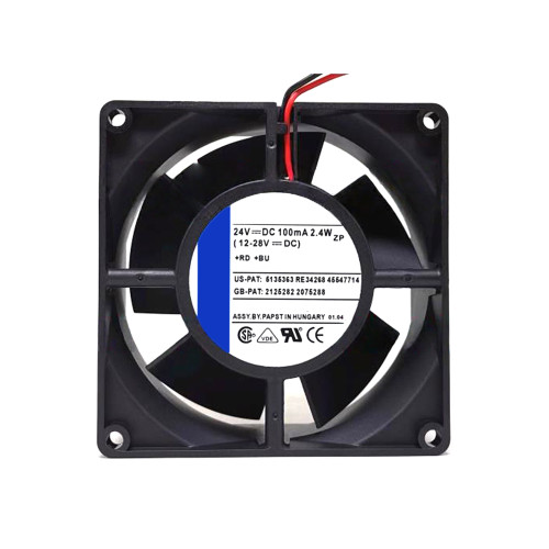Cooling Fan For Ebmpapst 3314 DC24V 100mA 2.4W 2Lines New