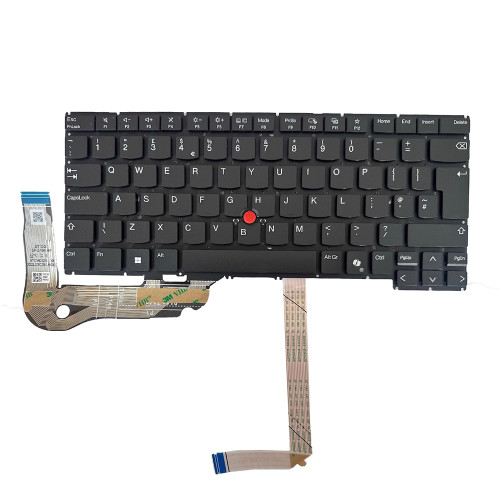 Laptop Keyboard For Lenovo ThinkPad T14s Gen 5 T14s Gen 6 T14P Gen 2 United Kingdom UK Without Backlit With AI button Black New