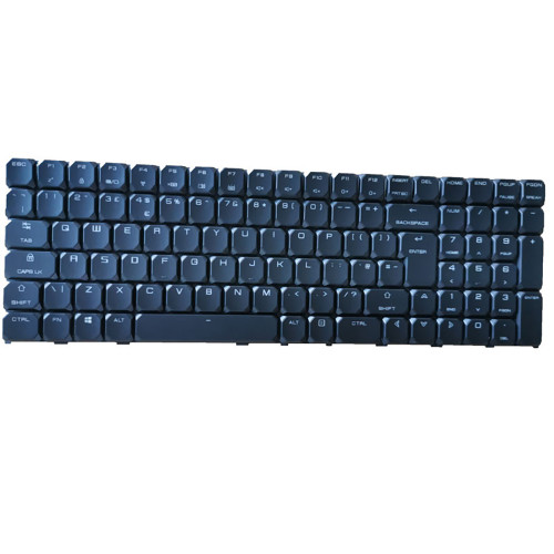 Laptop Keyboard For Monster Tulpar T7 V19.2 United Kingdom UK With Backlit Black New