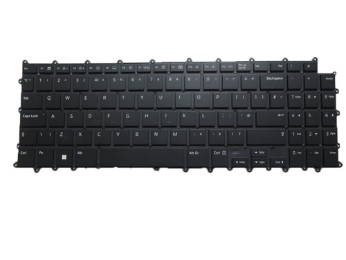 Laptop Backlit Keyboard For LG 16Z90R 16Z90R-A 16Z90R-G 16Z90R-K 16ZB90R 16ZB90R-A 16ZB90R-G United Kingdom UK Black No Frame New