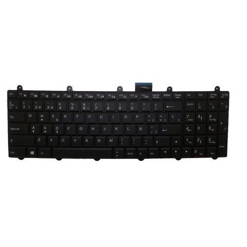 Laptop With Backlit Keyboard For Digital storm For Krypton 17 inch Spanish SP Black New
