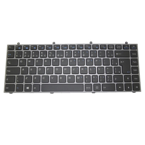 Laptop Keyboard For Digital storm For VELOCE For Announces For Veloce Brazilian BR Black With Gray Frame New