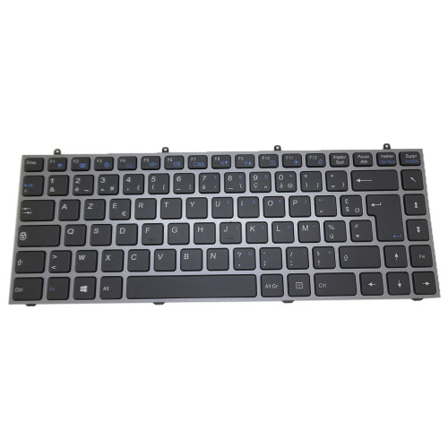 Laptop Backlit Keyboard For Digital storm For VELOCE For Announces For Veloce French FR Black With Gray Frame New