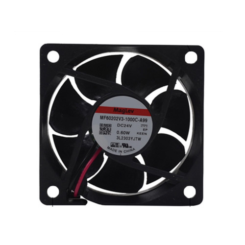 Cooling Fan For SUNON MF60202V3-1000C-A99 DC24V 0.60W 3L2303YJTW 2Lines