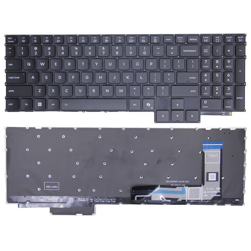 Laptop Keyboard For Lenovo Legion Pro 7 16ADR10H 83RV English US With White Backlit New