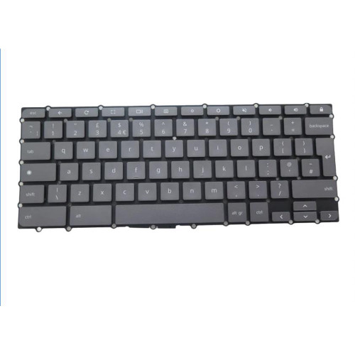 Laptop Monochrome Backlit Keyboard For ACER Chromebook Spin 514 CP514-1H-R0SS R0KA R0VX CP514-1H-R3VR/R4HQ/R22H/R9PJ United Kingdom UK Gray No Frame New