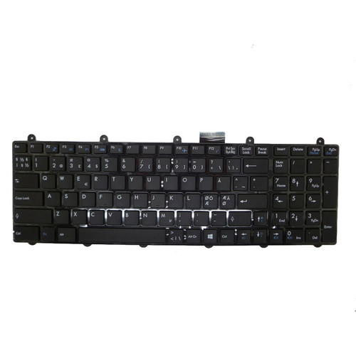 Black New Laptop Keyboard For Digital storm For VIPER Nordic NE With Black Frame