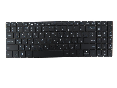 Laptop Keyboard For MACHENIKE Machcreater Genesis N15 Russian RU Black Without Frame
