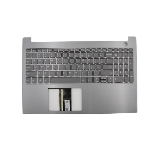 Laptop PalmRest&keyboard For Lenovo ThinkBook 15-IML ThinkBook 15-IIL English US 5CB0W45242 With Fingerprin Backlight Grey New
