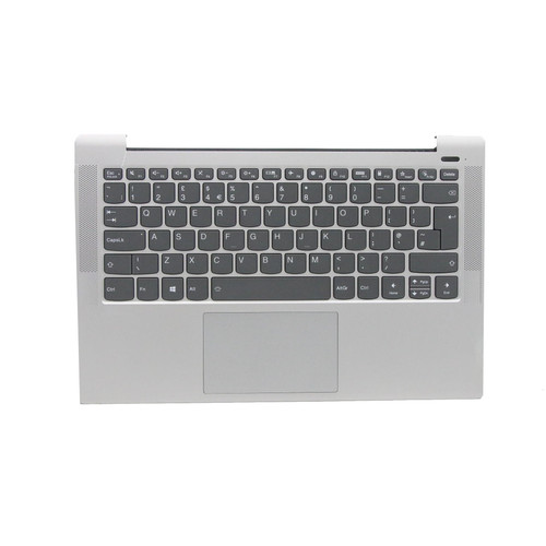 Laptop PalmRest&keyboard For Lenovo Ideapad 5-14ARE05 United Kingdom UK 5CB1A14086 With Backlight Fingerprint Touchpad Silver New