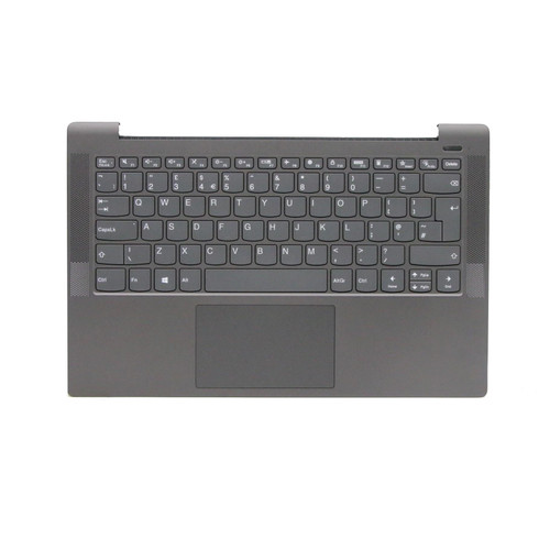 Laptop PalmRest&keyboard For Lenovo Ideapad 5-14IIL05 United Kingdom UK 5CB0Y89103 With FingerPrint Touchpad Non Backlight Black New