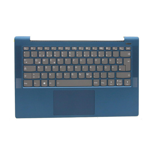 Laptop PalmRest&keyboard For Lenovo Ideapad 5-14IIL05 Germany GR 5CB0Y89090 With Backlight Fingerprint Touchpad Blue New