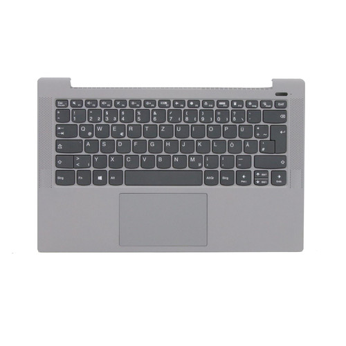 Laptop PalmRest&keyboard For Lenovo Ideapad 5-14ARE05 Germany GR 5CB0Y89036 5CB1C92415 With Fingerprint Touchpad Silver New