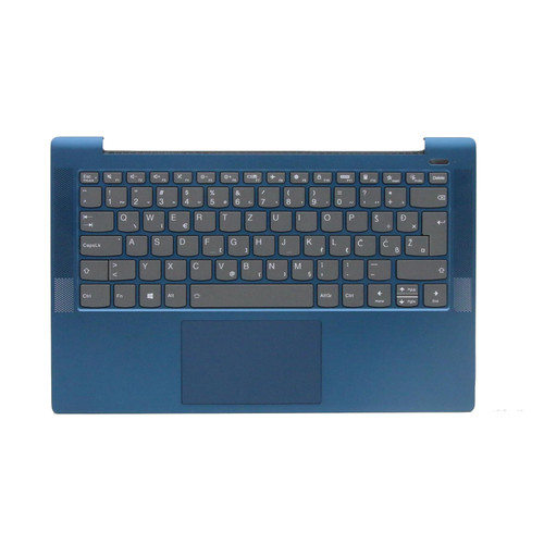 Laptop PalmRest&keyboard For Lenovo Ideapad 5-14ARE05 Slovenian SL 5CB1A13753 With Backlight Fingerprint Touchpad Blue New
