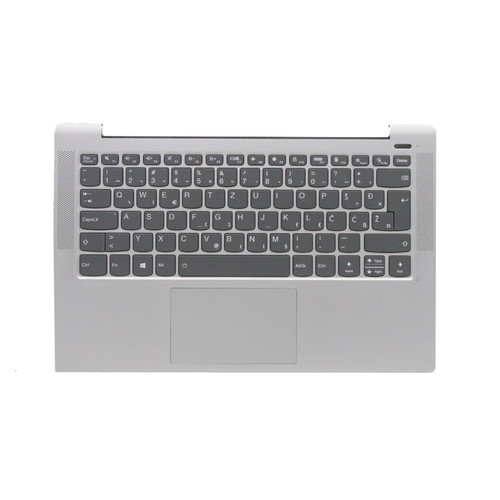 Laptop PalmRest&keyboard For Lenovo Ideapad 5-14ARE05 5-14ITL05 Slovenian SL 5CB1A13629 With Backlight Fingerprint Touchpad Silver New