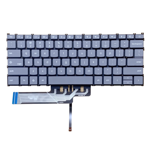 Laptop Keyboard For Lenovo Chrome 14M9610 English US With Backlit Gray New