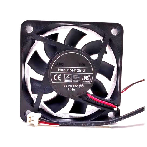 Cooling Fan For ONG HUA HA6015H12B-Z DC12V 0.38A 2PIN 2Lines