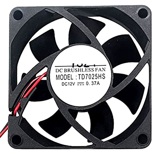 Cooling Fan For TONON TD7025HS DC12V 0.37A 2PIN 2Lines