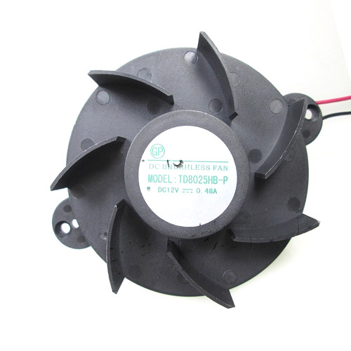 Cooling Fan For TONON TD8025HB-P DC12V 0.48A 2Lines