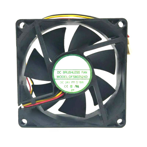 Cooling Fan For YOUNG LIN DFS802524D DC24V 0.18W 3PIN 3Lines