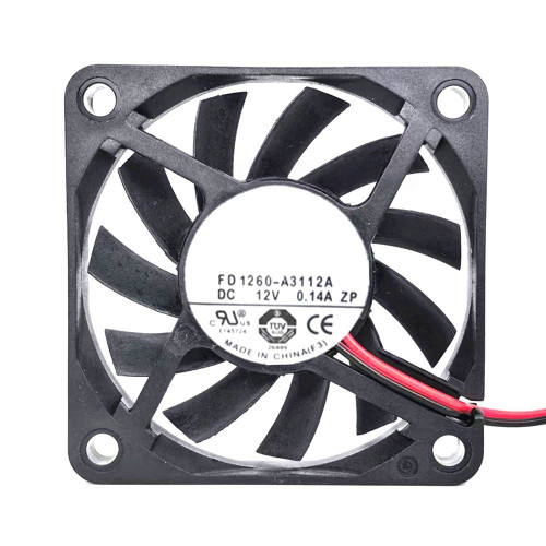 Cooling Fan For ARX FD1260-A3112A DC12V 0.14A 2PIN 2Lines