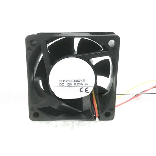 Cooling Fan For ARX FD1260-D3671E DC12V 0.20A 3PIN 3Lines