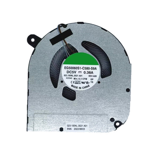 Laptop CPU Fan For DELL Inspiron 16 7610 P107F001 05CXK8 5CXK8 EG50060S1-C580-S9A BN6508S5H-000P 023.100NL.0001 023.100NL.0021