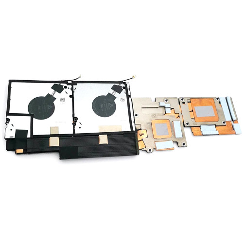 Laptop Heatsink&Fan For DELL Precision 7670 0HFYY9 HFYY9 AT404003ZAL PQ NS85C66-21F03 NS85C67-21F04 For Discrete Graphics DIS