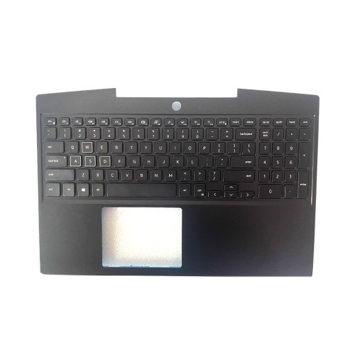 Laptop Palmrest For DELL G3 3500 09K12Y 9K12Y 460.0K703.0001 0YG5TF YG5TF With Backlit English US Keyboard Without Touchpad Black Upper Case