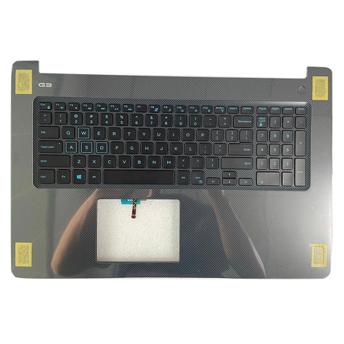 Laptop Palmrest For DELL G3 3779 0N6NDW N6NDW AP26L000100 With Backlit English US Keyboard Without Touchpad Black Upper Case