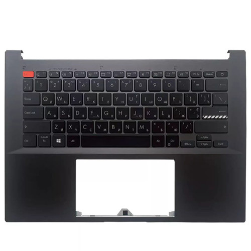 Laptop PalmRest&keyboard For ASUS Vivobook X7400P X7400PA X7400PC Black Top Case With Backlit Black Russian RU keyboard