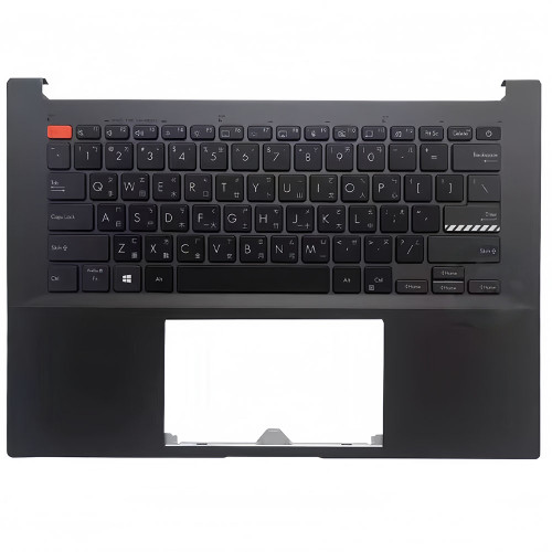 Laptop PalmRest&keyboard For ASUS Vivobook N7400P N7400Q N7400PA N7400PC N7400QC N7400QE Black Top Case With Backlit Black Traditional Chinese TW keyboard