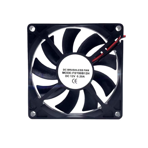 Cooling Fan For FONSONING FSY80B12H DC12V 0.20A 8CM 2Lines New