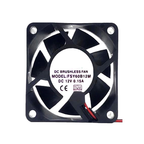 Cooling Fan For FONSONING FSY60B12M DC12V 0.15A 6CM 2Lines New