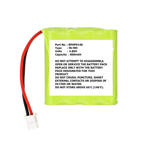 Battery BPHPS140 DC4.80V 800mAh 2PIN New