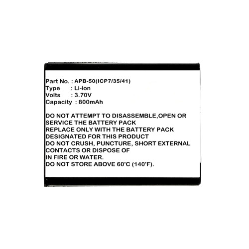 Battery APB-50(ICP7/35/41) DC3.70V 800mAh New