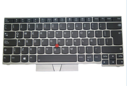 Laptop Backlit Keyboard For Vikings T440P With Silver Frame Latin America LA New